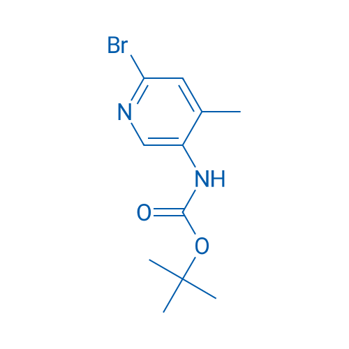 tert-Butyl (6-bromo-4-methylpyridin-3-yl)carbamate 250mg
