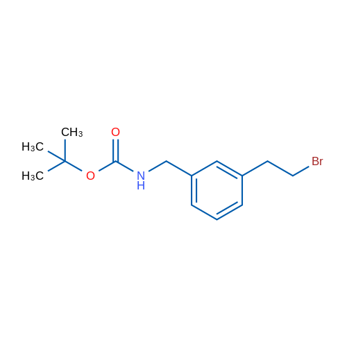 tert-Butyl 3-(2-bromoethyl)benzylcarbamate 1g