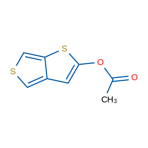 Thieno[3,4-b]thiophen-2-yl acetate 1g