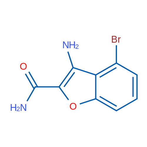 3-Amino-4-bromobenzofuran-2-carboxamide 1g