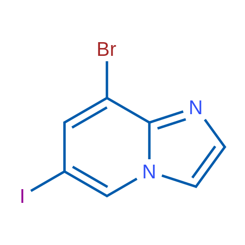 8-Bromo-6-iodoimidazo[1,2-a]pyridine 250mg