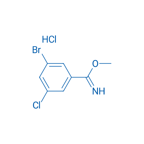Methyl 3-bromo-5-chlorobenzimidate hydrochloride 5g