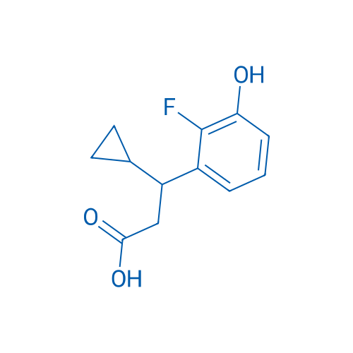 3-Cyclopropyl-3-(2-fluoro-3-hydroxyphenyl)propanoic acid 5g
