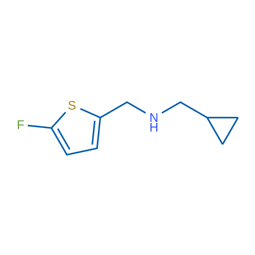 (Cyclopropylmethyl)[(5-fluorothiophen-2-yl)methyl]amine 1g