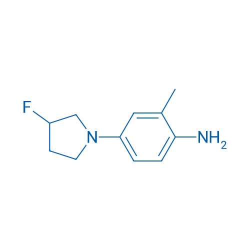 4-(3-Fluoropyrrolidin-1-yl)-2-methylaniline 50mg