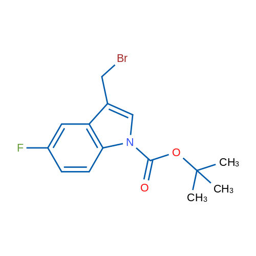 tert-Butyl 3-(bromomethyl)-5-fluoro-1H-indole-1-carboxylate 1g