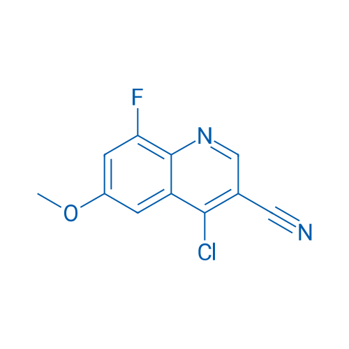 4-Chloro-8-fluoro-6-methoxyquinoline-3-carbonitrile 1g