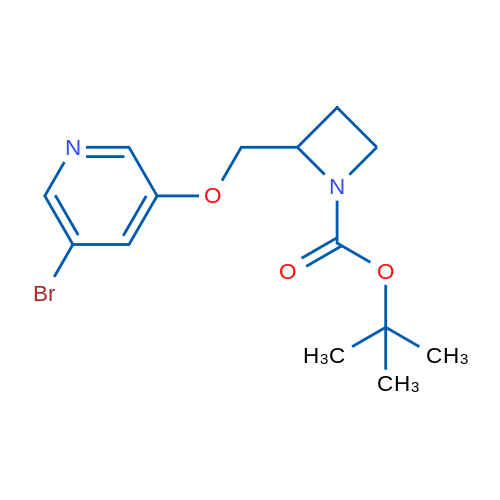 tert-Butyl 2-(((5-bromopyridin-3-yl)oxy)methyl)azetidine-1-carboxylate 1g