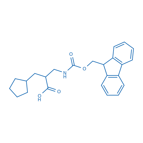 3-((((9H-Fluoren-9-yl)methoxy)carbonyl)amino)-2-(cyclopentylmethyl)propanoic acid 50mg