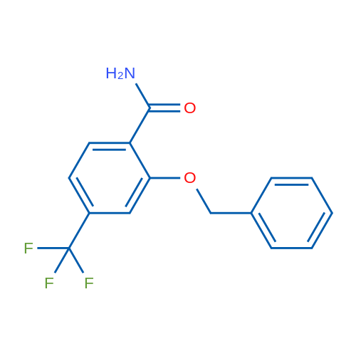 2-(Benzyloxy)-4-(trifluoromethyl)benzamide 1g