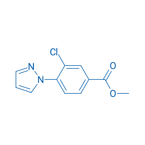 Methyl 3-chloro-4-(1H-pyrazol-1-yl)benzoate 5g