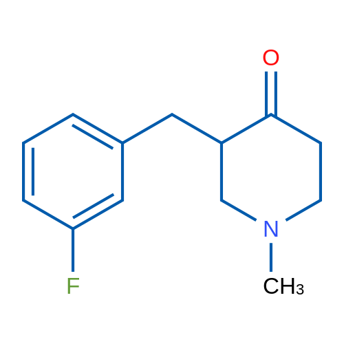 3-(3-Fluorobenzyl)-1-methylpiperidin-4-one 1g