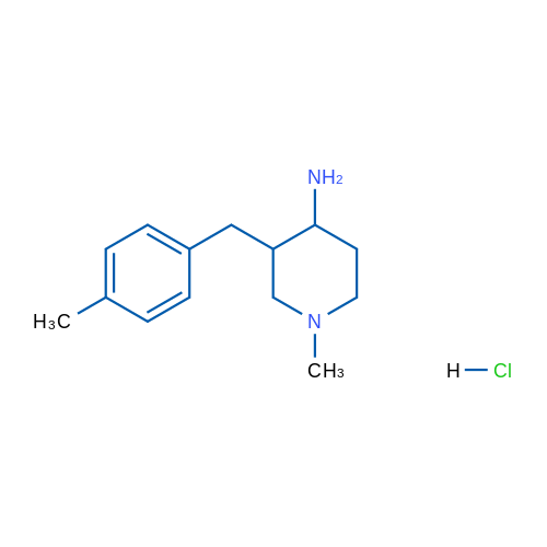 1-Methyl-3-(4-methylbenzyl)piperidin-4-amine hydrochloride 1g