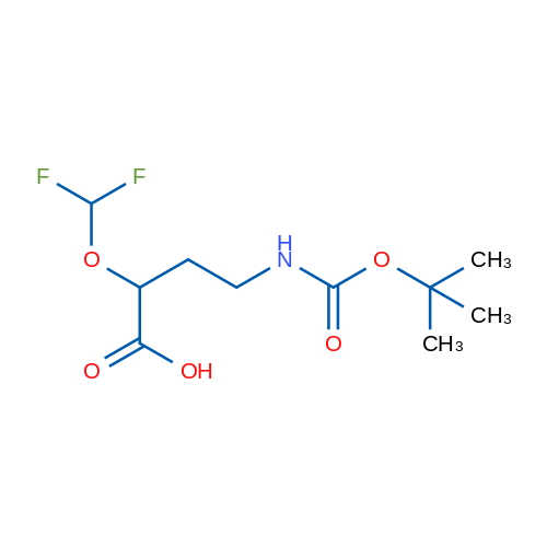 4-{[(tert-butoxy)carbonyl]amino}-2-(difluoromethoxy)butanoic acid 1g