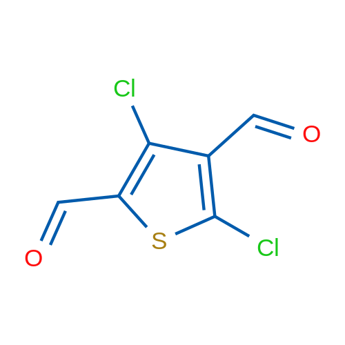 3,5-Dichlorothiophene-2,4-dicarbaldehyde 1g