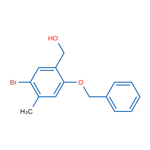 [2-(Benzyloxy)-5-bromo-4-methylphenyl]methanol 5g