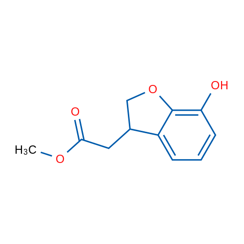 (7-Hydroxy-2,3-dihydro-benzofuran-3-yl)-acetic acid methyl ester 100mg