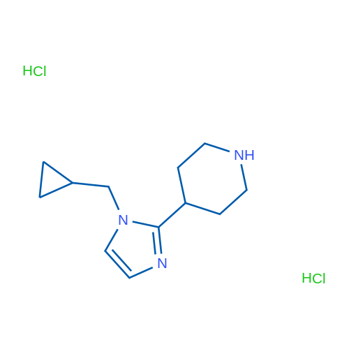 4-[1-(CYclopropylmethyl)-1h-imidazol-2-yl]piperidine dihydrochloride 1g