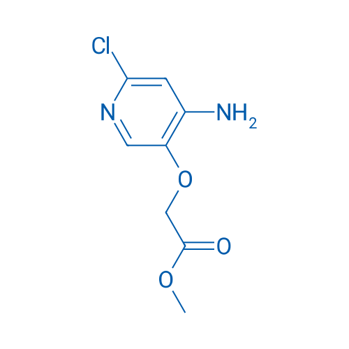 Methyl 2-((4-amino-6-chloropyridin-3-yl)oxy)acetate 250mg