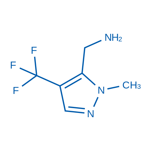 [1-Methyl-4-(trifluoromethyl)-1H-pyrazol-5-yl]methanamine 50mg