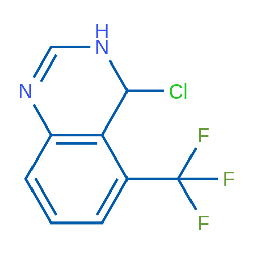 4-Chloro-5-(trifluoromethyl)-3,4-dihydroquinazoline 100mg