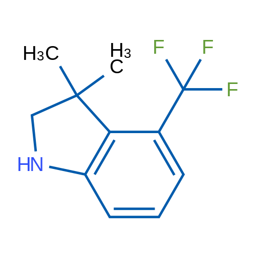 3,3-Dimethyl-4-(trifluoromethyl)indoline 1g