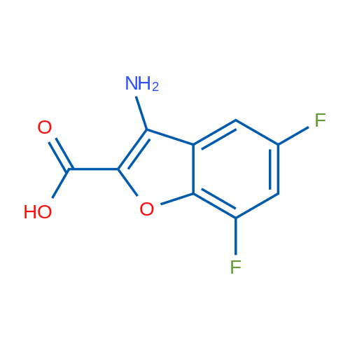 3-Amino-5,7-difluorobenzofuran-2-carboxylic acid 1g
