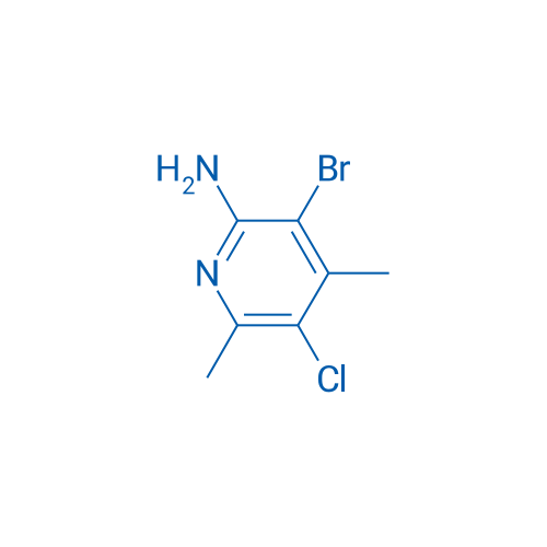 3-Bromo-5-chloro-4,6-dimethylpyridin-2-amine 1g