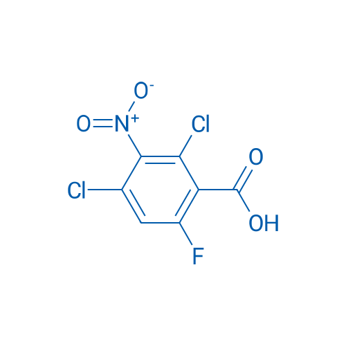 2,4-Dichloro-6-fluoro-3-nitrobenzoic acid 5g