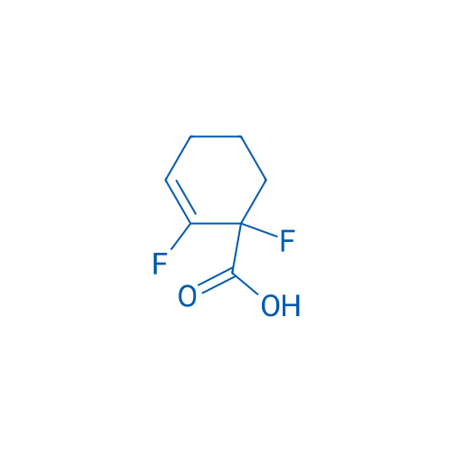 1,2-DIfluorocyclohex-2-enecarboxylic acid 250mg
