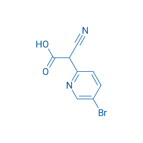 2-(5-Bromopyridin-2-yl)-2-cyanoacetic acid 1g