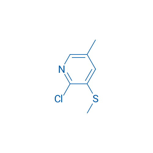 2-Chloro-5-methyl-3-(methylthio)pyridine 250mg
