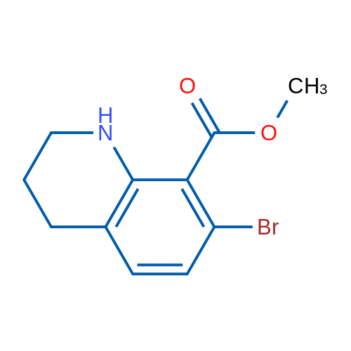 Methyl 7-bromo-1,2,3,4-tetrahydroquinoline-8-carboxylate 1g
