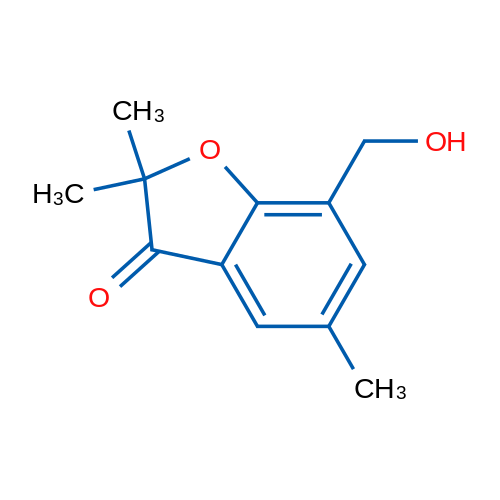 7-(Hydroxymethyl)-2,2,5-trimethylbenzofuran-3(2H)-one 1g