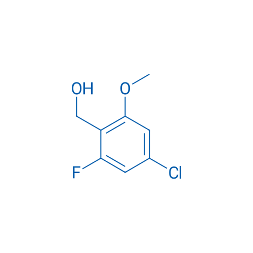 (4-Chloro-2-fluoro-6-methoxyphenyl)methanol 250mg