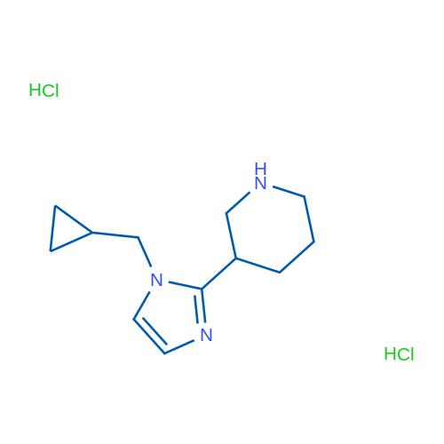 3-[1-(CYclopropylmethyl)-1h-imidazol-2-yl]piperidine dihydrochloride 250mg