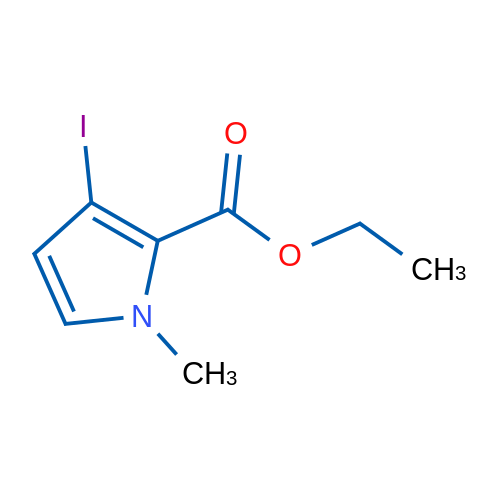 Ethyl 3-iodo-1-methyl-1H-pyrrole-2-carboxylate 1g