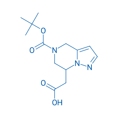 2-(5-(tert-Butoxycarbonyl)-4,5,6,7-tetrahydropyrazolo[1,5-a]pyrazin-7-yl)acetic acid 1g