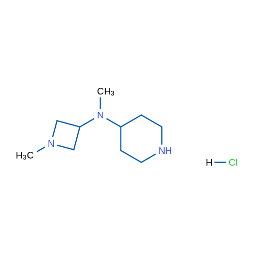 N-Methyl-N-(1-methylazetidin-3-yl)piperidin-4-amine hydrochloride 1g