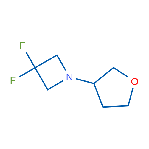 3,3-Difluoro-1-(tetrahydrofuran-3-yl)azetidine 1g
