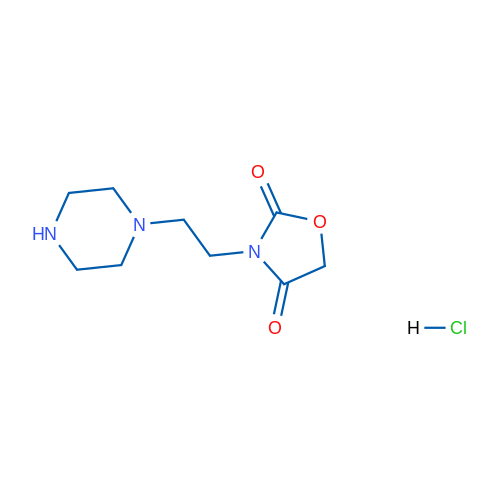 3-(2-(Piperazin-1-yl)ethyl)oxazolidine-2,4-dione hydrochloride 5g