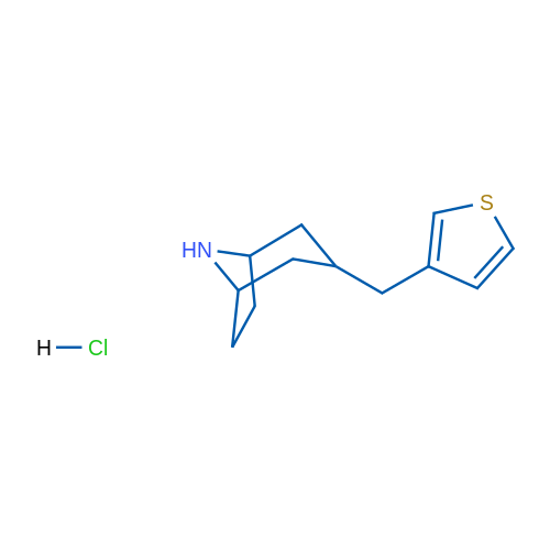 3-(Thiophen-3-ylmethyl)-8-azabicyclo[3.2.1]octane hydrochloride 1g