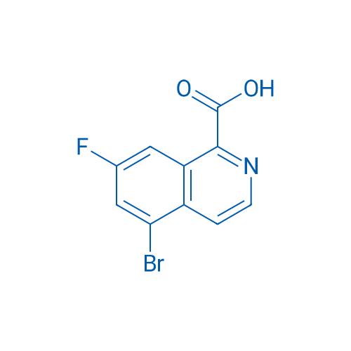 5-Bromo-7-fluoroisoquinoline-1-carboxylic acid 1g