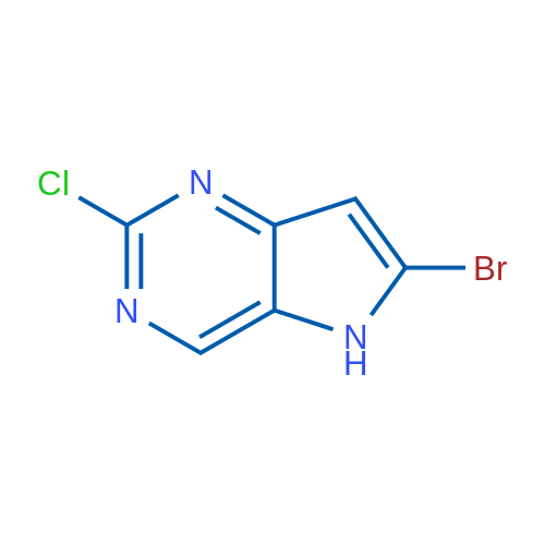 6-Bromo-2-chloro-5H-pyrrolo[3,2-d]pyrimidine 1g