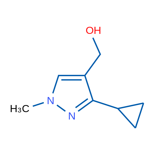 (3-Cyclopropyl-1-methyl-1h-pyrazol-4-yl)methanol 1g