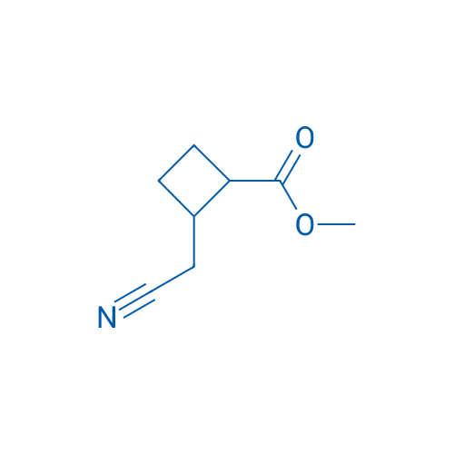 methyl 2-(cyanomethyl)cyclobutane-1-carboxylate 250mg