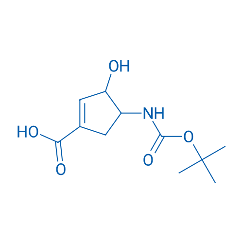 4-{[(tert-butoxy)carbonyl]amino}-3-hydroxycyclopent-1-ene-1-carboxylic acid 5g