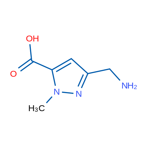 3-(Aminomethyl)-1-methyl-1h-pyrazole-5-carboxylic acid 1g