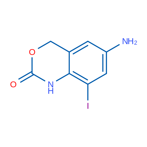 6-Amino-8-iodo-1H-benzo[d][1,3]oxazin-2(4H)-one 1g