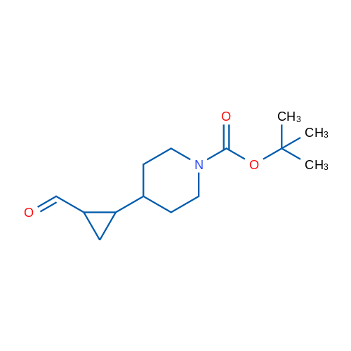 tert-Butyl 4-(2-formylcyclopropyl)piperidine-1-carboxylate 1g